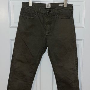 Flint And Tinder Men's Size 30 Pants Green 365 Straight Fit 30x30